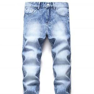 NWT Men's acid wash skinny jeans